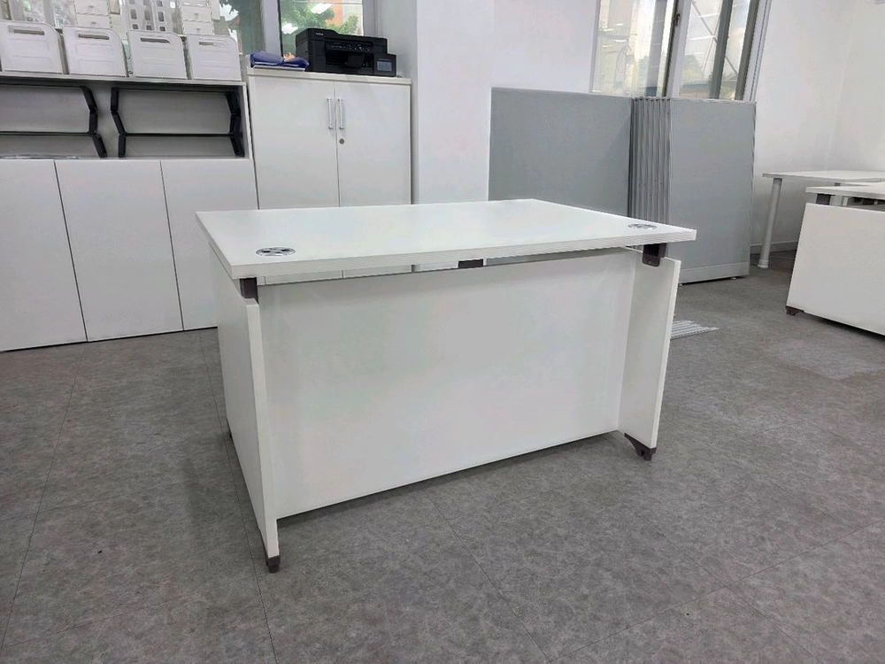 TS퍼니처 책상 1200x800 화이트 (사무실 책상, 학생용 책상) 이미지