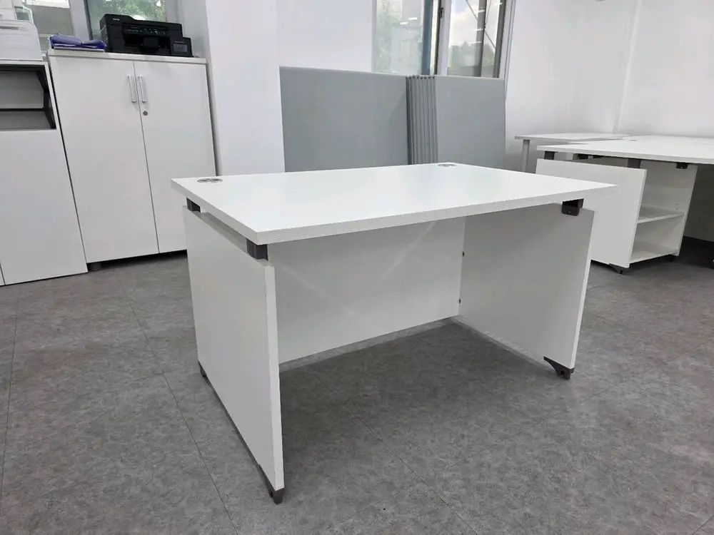 TS퍼니처 책상 1200x800 화이트 (사무실 책상, 학생용 책상) 이미지