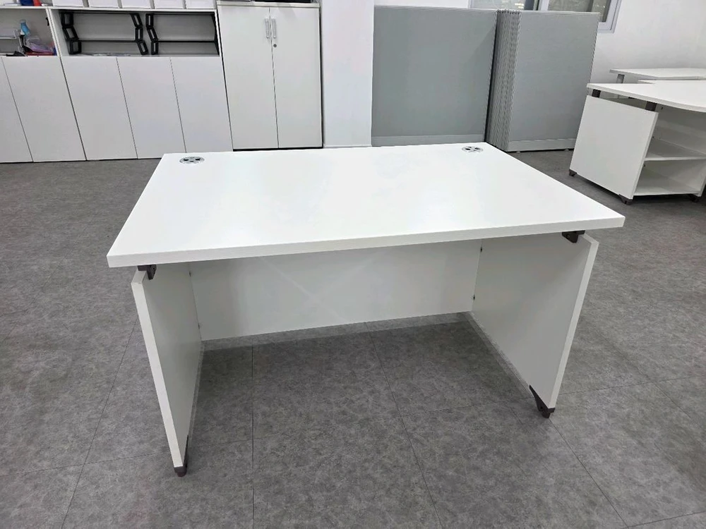 TS퍼니처 책상 1200x800 화이트 (사무실 책상, 학생용 책상) 이미지