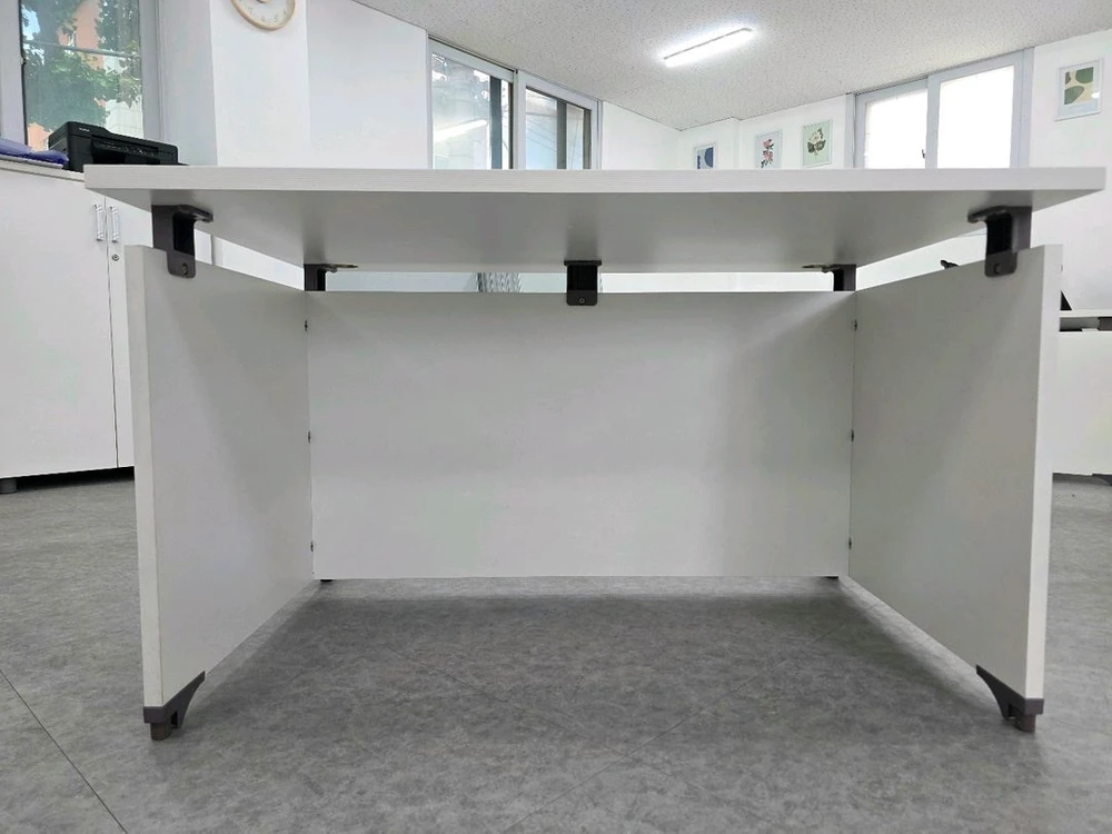 TS퍼니처 책상 1200x800 화이트 (사무실 책상, 학생용 책상) 이미지