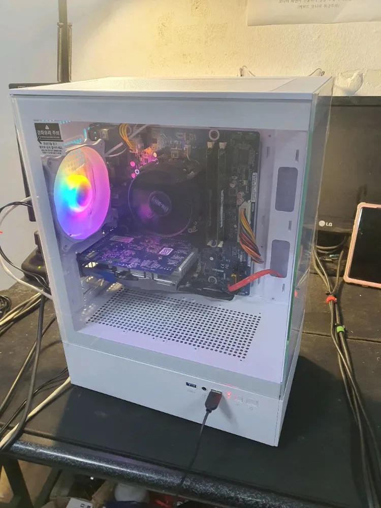 i5 롤 풀옵 컴퓨터 본체 게이밍데스크탑 컴퓨터 조립PC 이미지