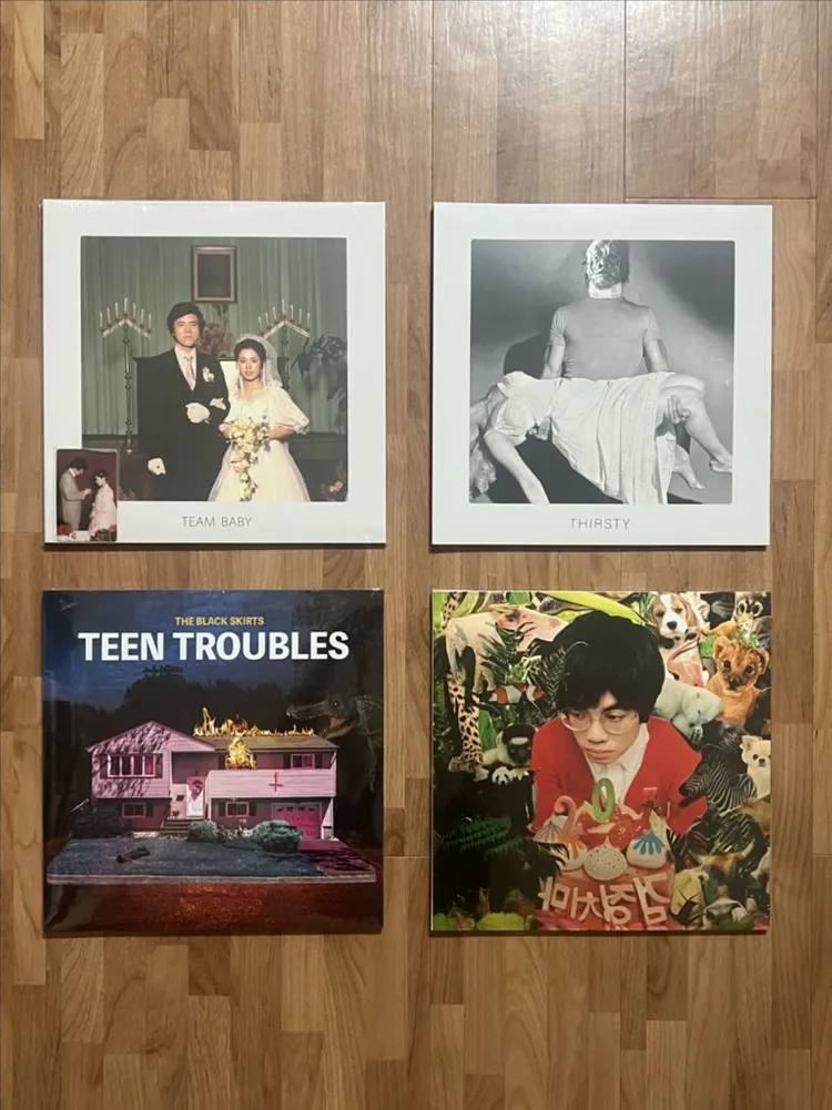 검정치마(The Black Skirts) - Team baby,Thirsty,Teen troubles,201 LP 이미지