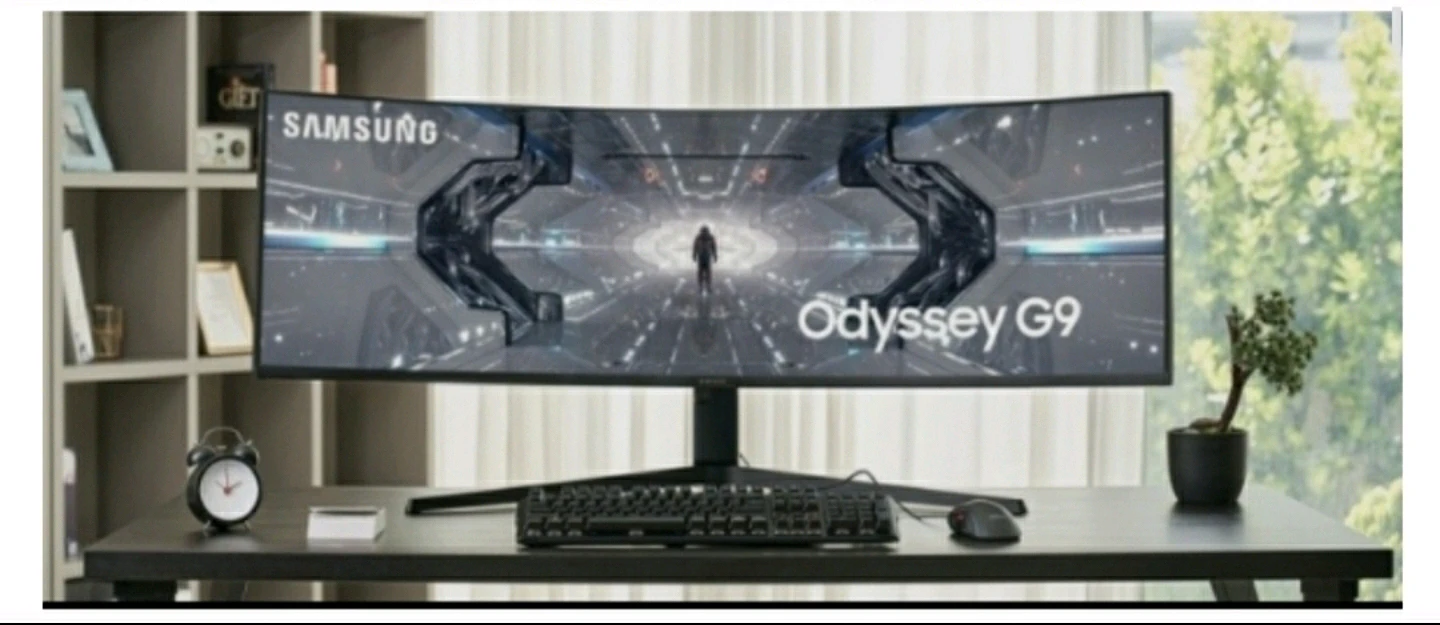 삼성 오디세이 G9 49인치 5K 최고급 게이밍 모니터 5,120 x 1,440 DQHD 240Hz 이미지
