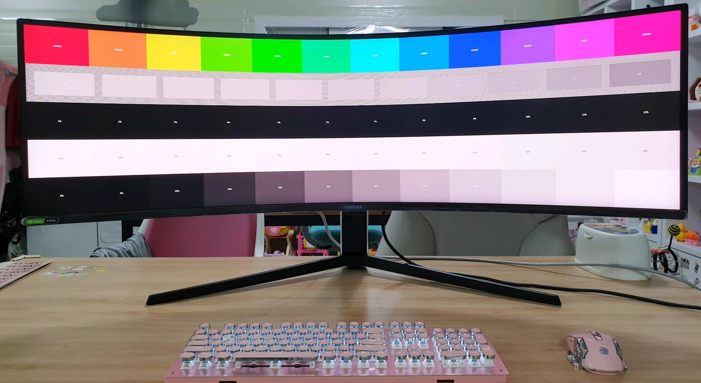 삼성 오디세이 G9 49인치 5K 최고급 게이밍 모니터 5,120 x 1,440 DQHD 240Hz 이미지