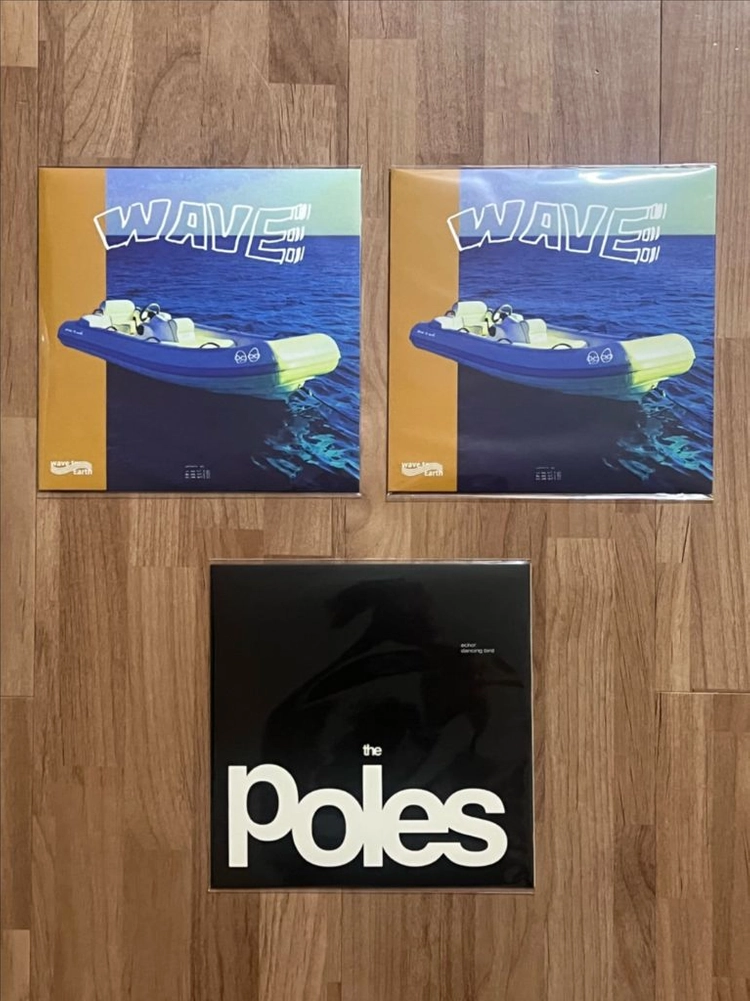 웨이브투어스 - wave / light, 더폴스 - echo / dancing birds 7인치 한정반 미개봉 LP 이미지