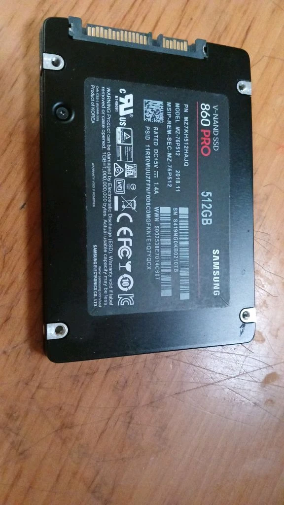 삼성 860pro 512g 이미지
