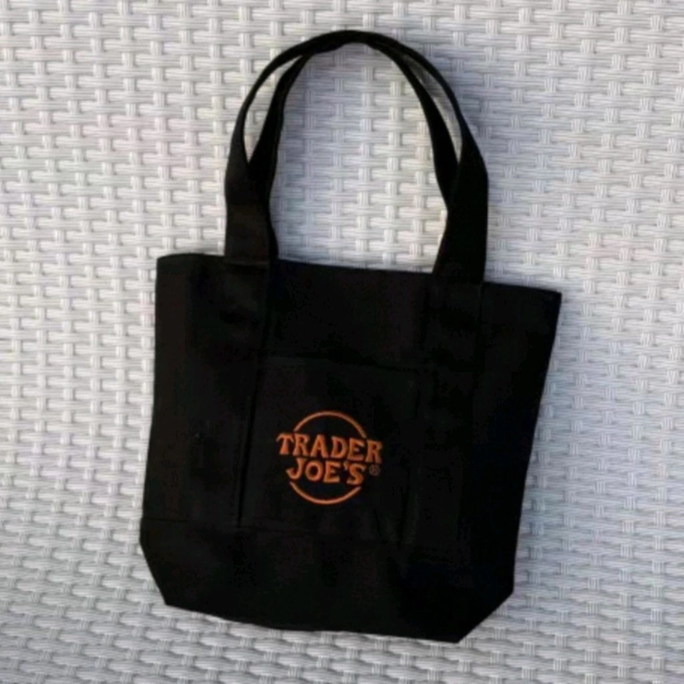트레이더조 미니 에코백 캔버스 숄더백 TRADER JOES<할로윈블랙> 이미지