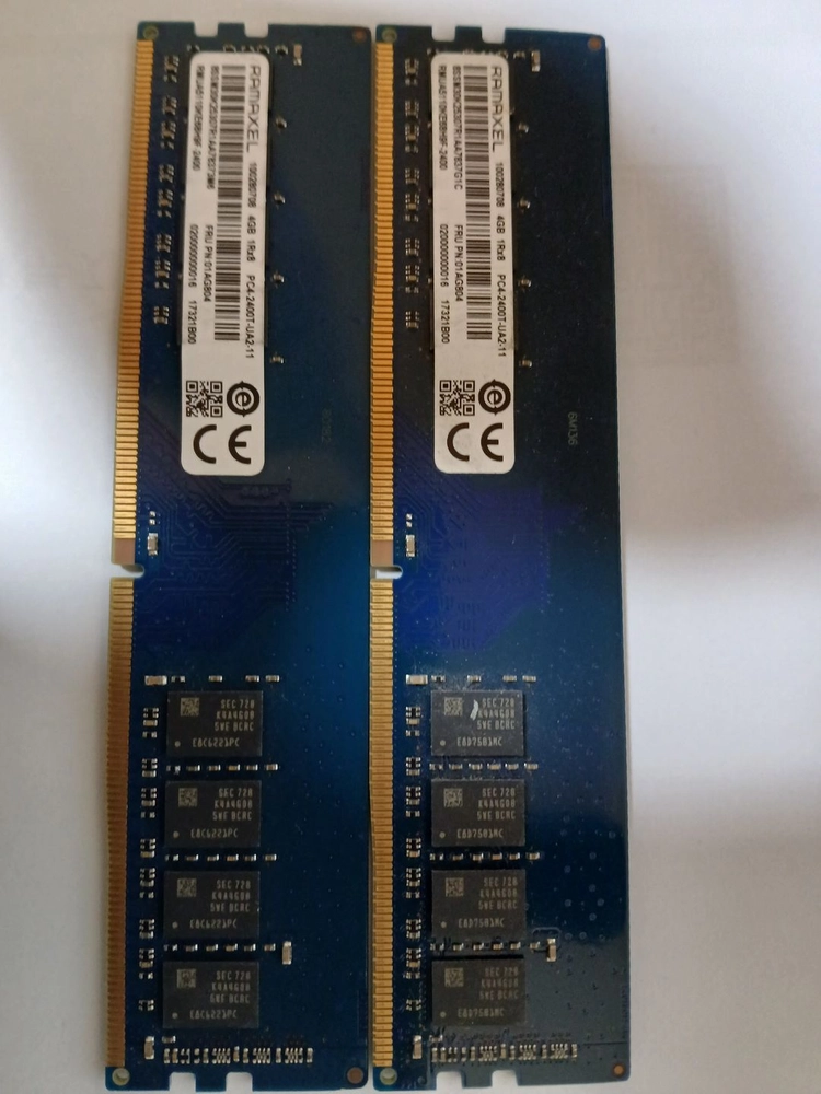 DDR4 메모리 8GB 2개 세트 이미지