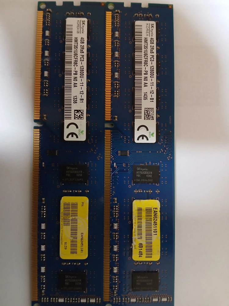 DDR4 메모리 8GB 2개 세트 이미지