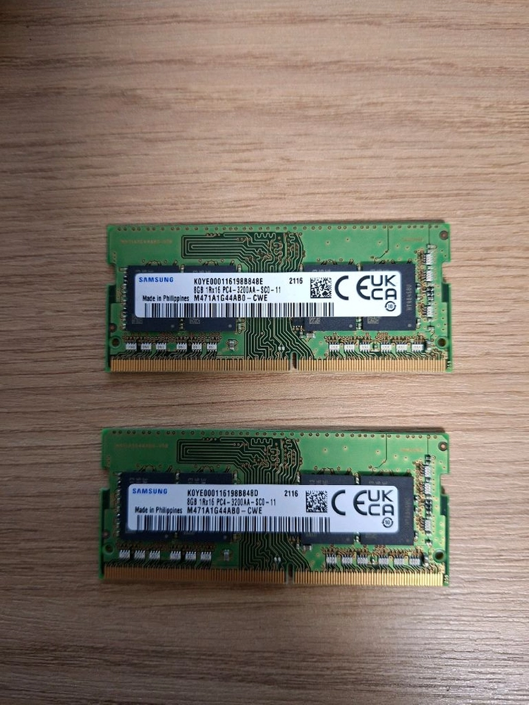 삼성 DDR4 3200 8GB 노트북 단면 램 8G 이미지