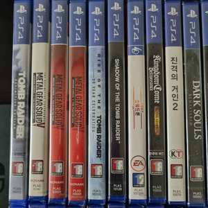 미개봉 새제품 Ps4 툼레이더 메탈기어솔리드5 스타워즈 스쿼드론 킹덤컴 진격의거인2 다크소울리마스터 이미지