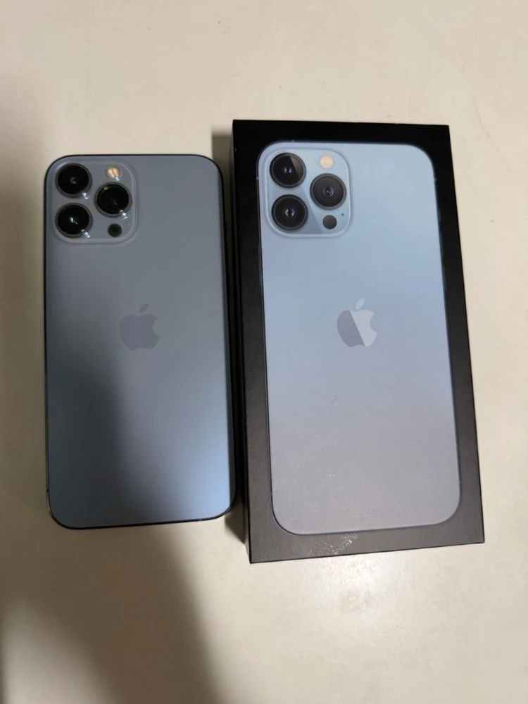 아이폰 13 프로 맥스 256GB 시에라 블루 이미지