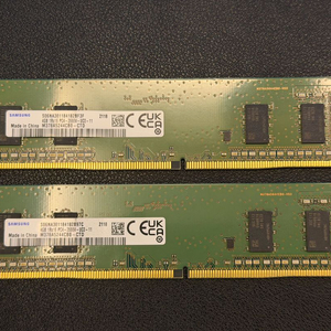 DDR4 4GB 메모리 2개 세트 PC4-2666V-UC0-11 이미지