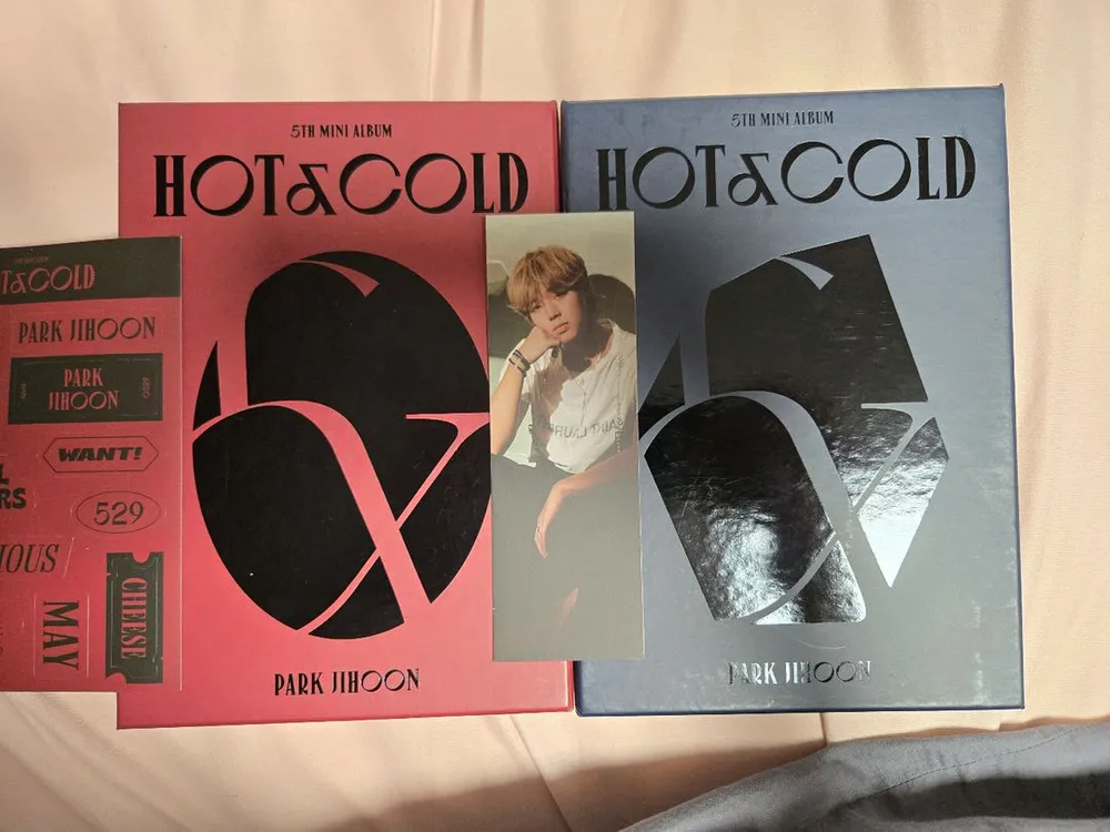 미개봉O) 박지훈 미니5집앨범 핫앤콜드 HOT&COLD 세트 - 안심되는 중고거래