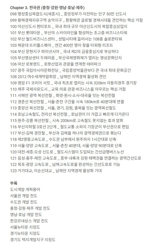 [부동산] 대한민국 미래지도 (새책) 이미지