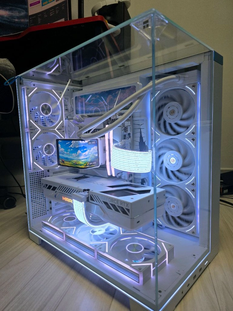 라이젠9 9950X3D RTX5080 화이트 고급튜닝PC 팝니다 이미지