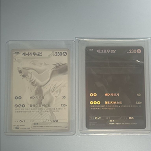 포켓몬카드 레시라무 BWR 제크로무 BWR 이미지