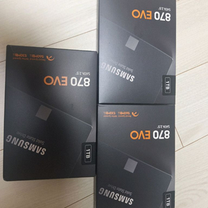 26년형 정품새것 삼성SSD 870EVO 1TB x5개 이미지