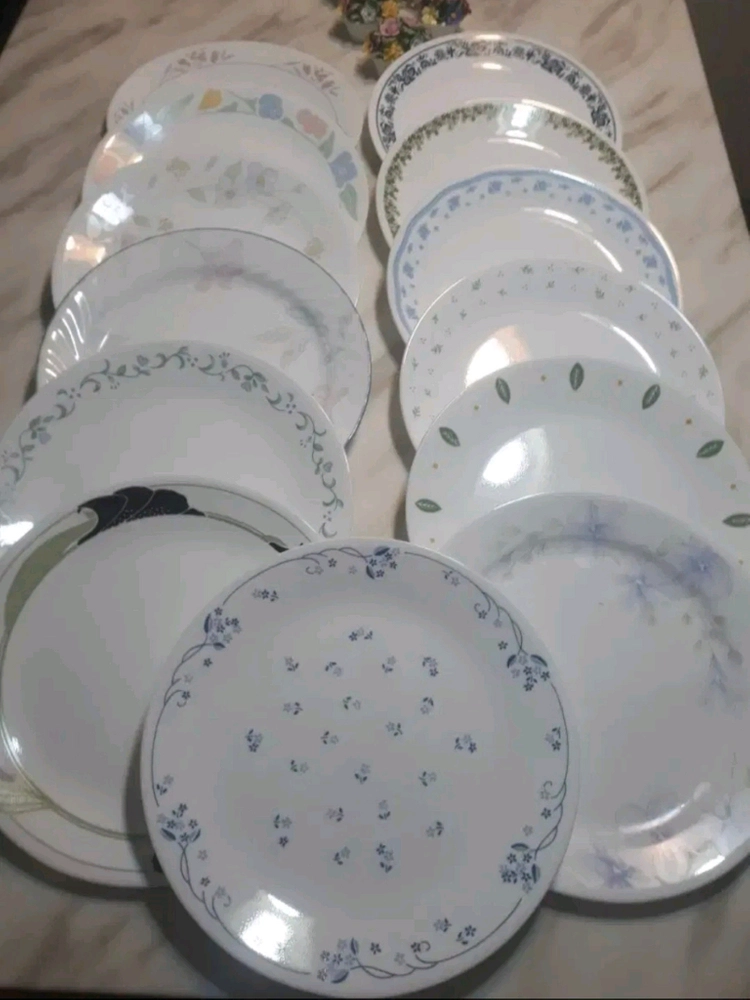 빈티지 코렐 대접시 26cm 모음 개당값 이미지