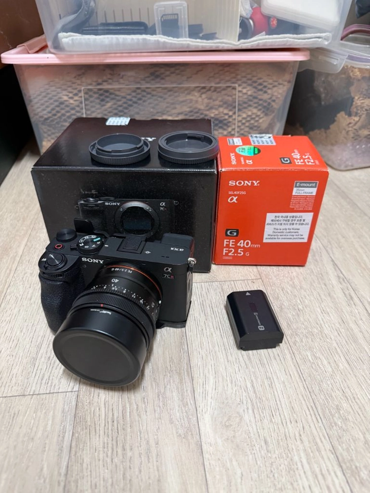 가격인하)소니 a7cr 카메라, 40g 렌즈 팝니다 이미지
