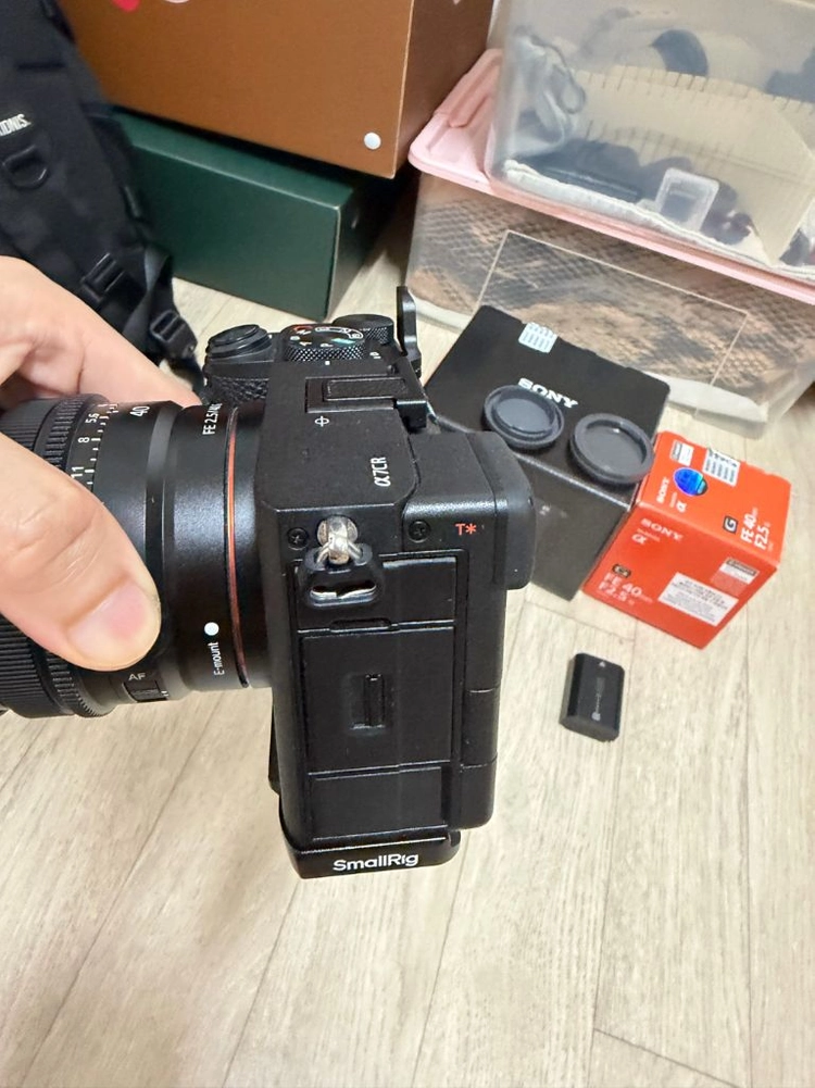 가격인하)소니 a7cr 카메라, 40g 렌즈 팝니다 이미지