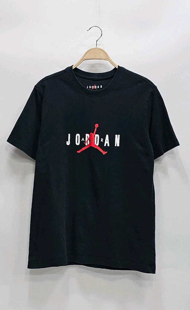NIKE 22SS 조던 에어 스트레치 반팔 티셔츠 / 남 L 블랙 이미지