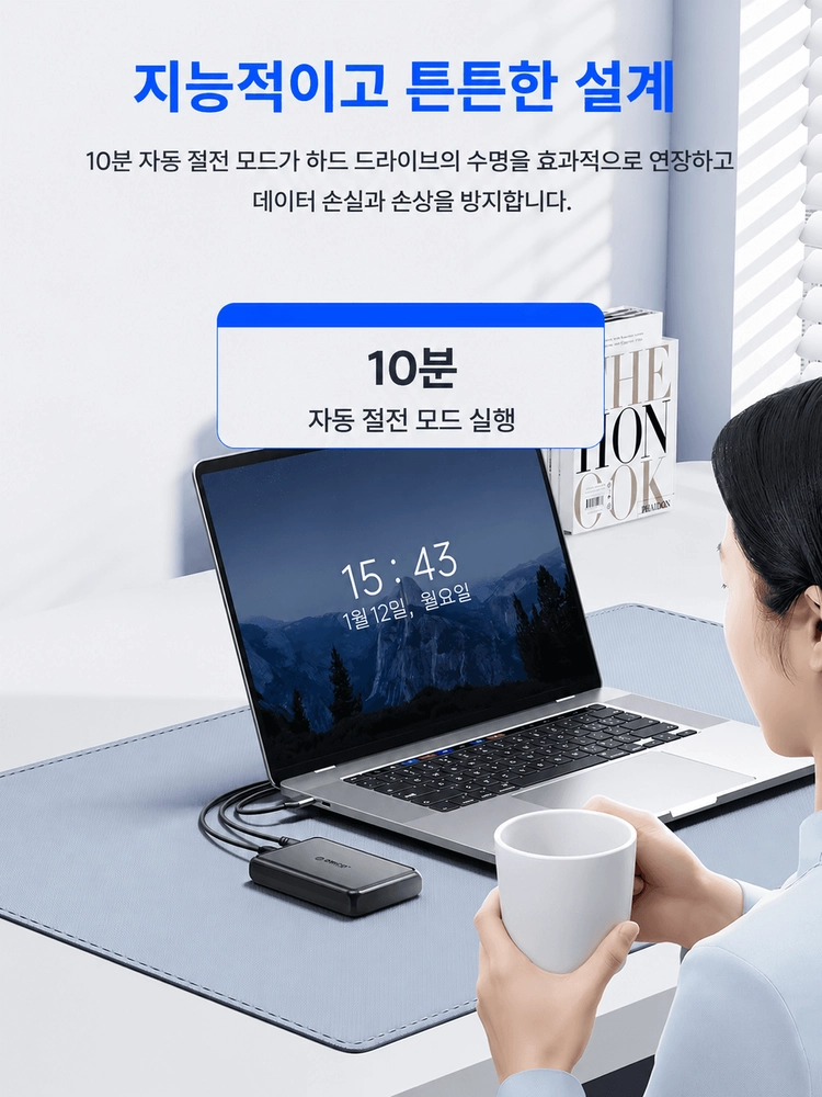 2TB ORICO 외장하드 3.5인치 이미지