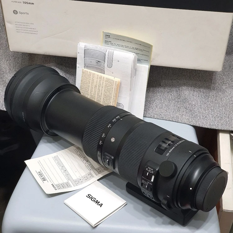 캐논용 시그마 S 150-600mm 망원줌렌즈 이미지