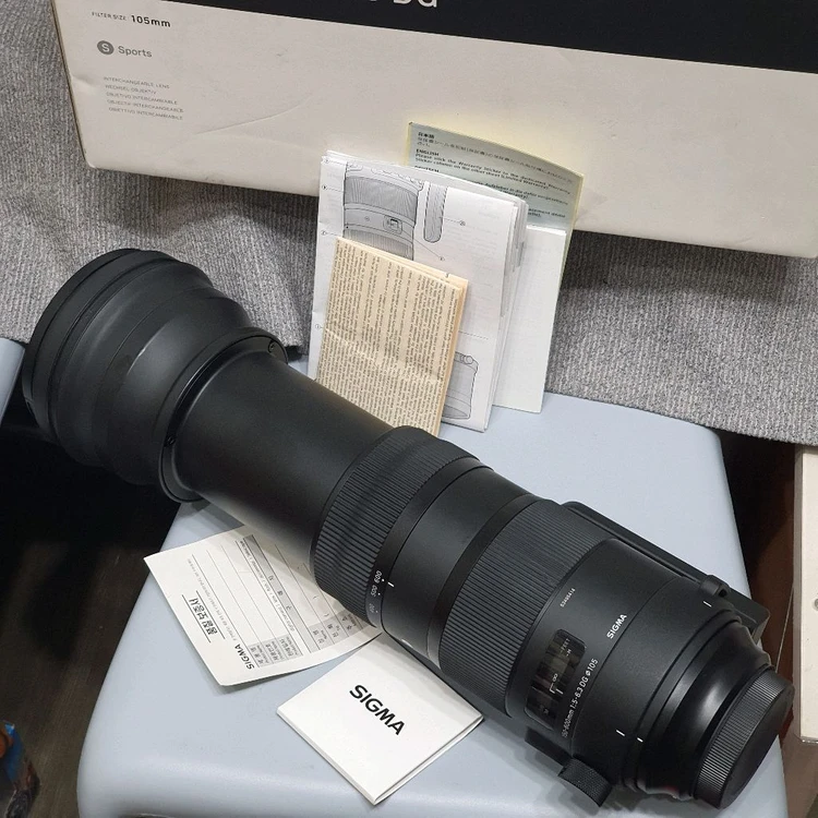 캐논용 시그마 S 150-600mm 망원줌렌즈 이미지
