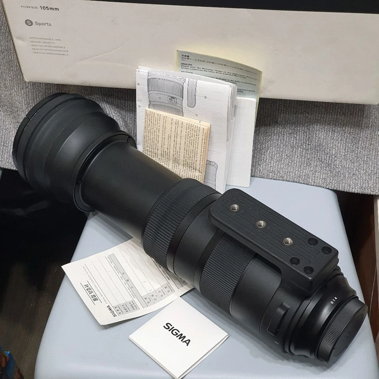캐논용 시그마 S 150-600mm 망원줌렌즈 이미지