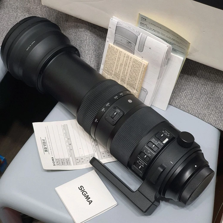 캐논용 시그마 S 150-600mm 망원줌렌즈 이미지