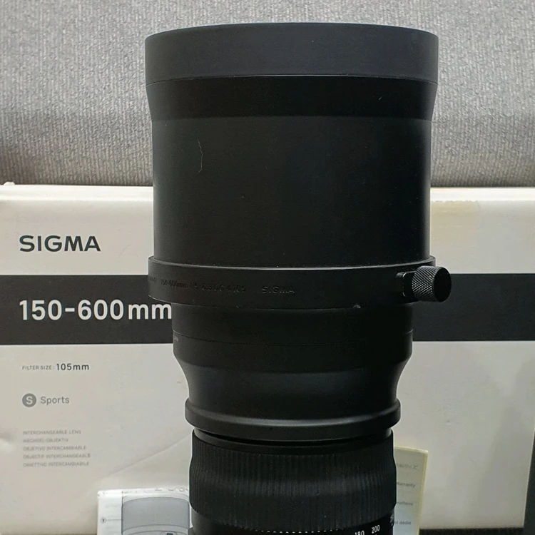캐논용 시그마 S 150-600mm 망원줌렌즈 이미지