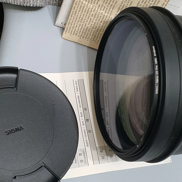 캐논용 시그마 S 150-600mm 망원줌렌즈 이미지