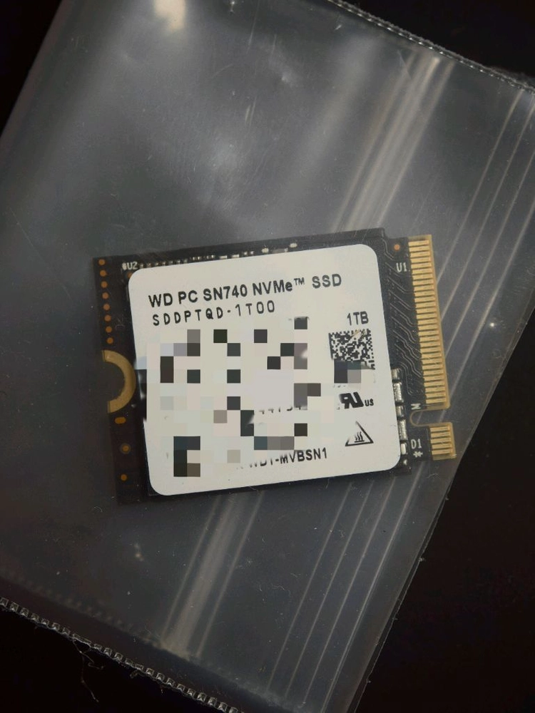 WD SN740 NVMe SSD 1TB 이미지