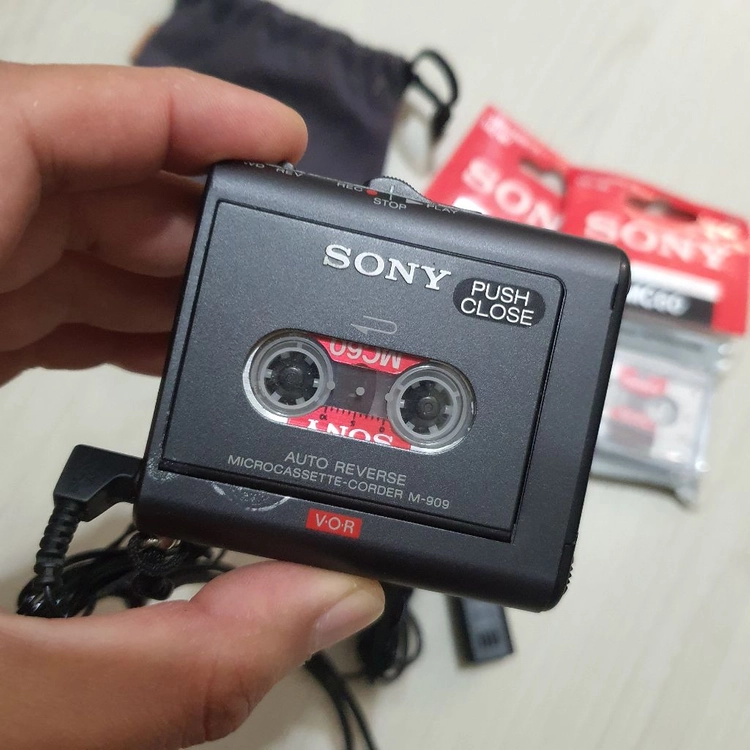 소니 마이크로 M-909 녹음기 부품용 이미지
