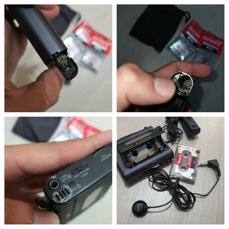 소니 마이크로 M-909 녹음기 부품용 이미지