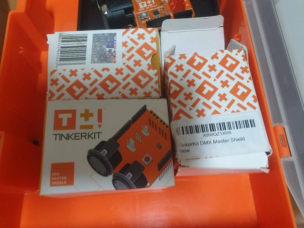 TINKERKIT DMX SHIELD, DMX master shield 이미지