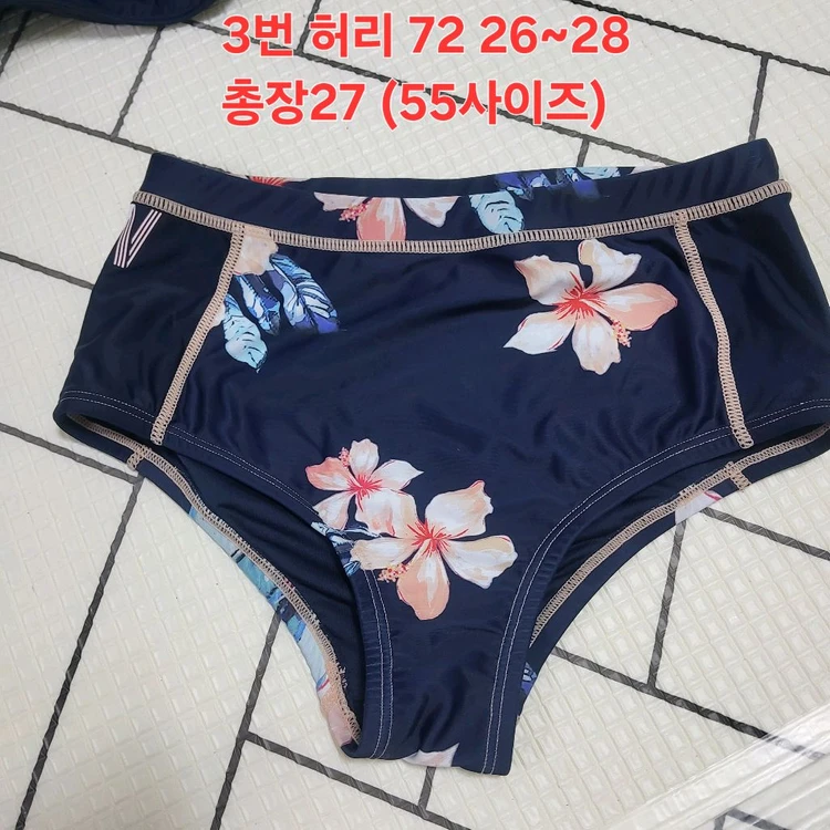 새상품 스위브 여자 래시가드 집업 상의 수영복 스윔팬츠 팬티 55 세트 이미지