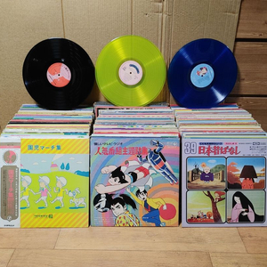 일본동요 LP 400장 에니메이션 음반 ( 오디오 앰프 스피커 LP턴테이블 이미지