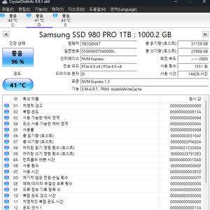 삼성 980 PRO SSD 1TB 이미지