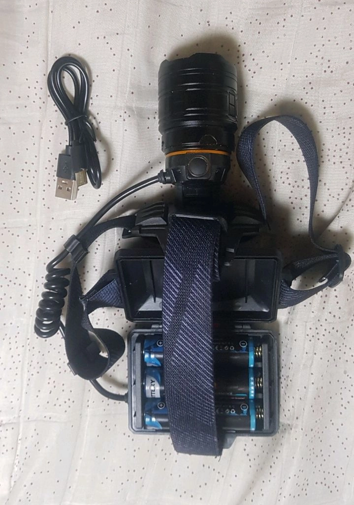 가장밝은 XHP360,헤드랜턴.손전등,후레쉬,해루질. 이미지