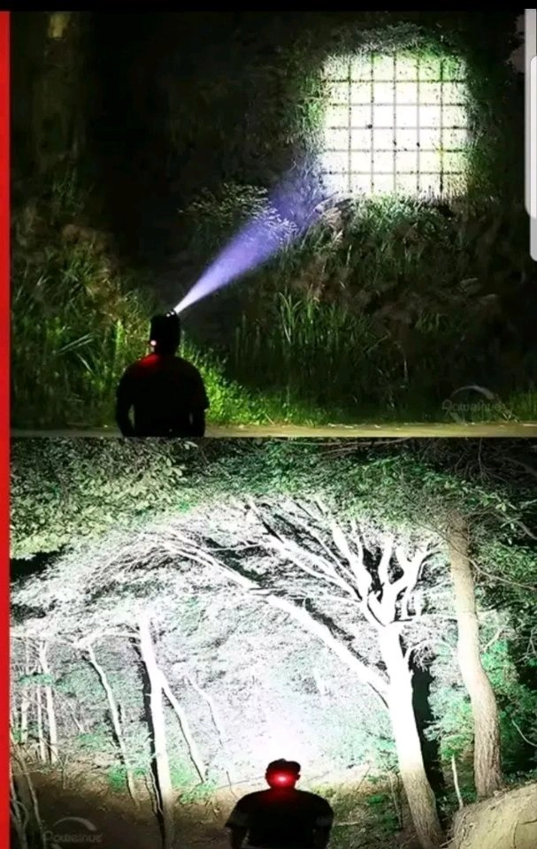 가장밝은 XHP360(헤드랜턴+50w손전등).헤드랜턴.후레쉬.해루질. 이미지