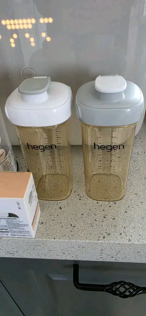 정품_헤겐 330ml 대용량 물병 가벼운 PPSU 드링킹컵 이미지