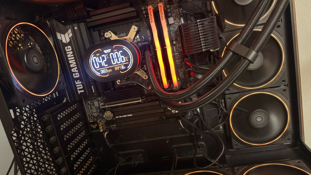 9600X + ASUS TUF Gaming B850M-PLUS WIFI + TeamGroup T-Force DDR5 이미지