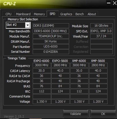 9600X + ASUS TUF Gaming B850M-PLUS WIFI + TeamGroup T-Force DDR5 이미지