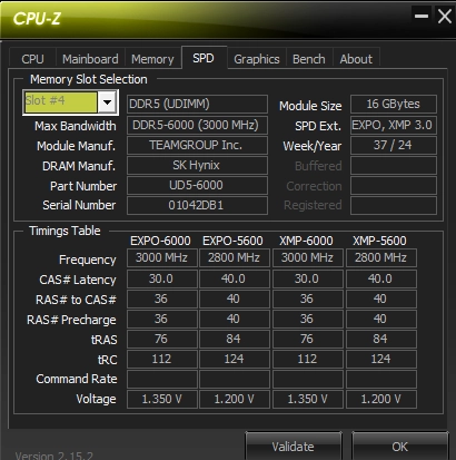 9600X + ASUS TUF Gaming B850M-PLUS WIFI + TeamGroup T-Force DDR5 이미지