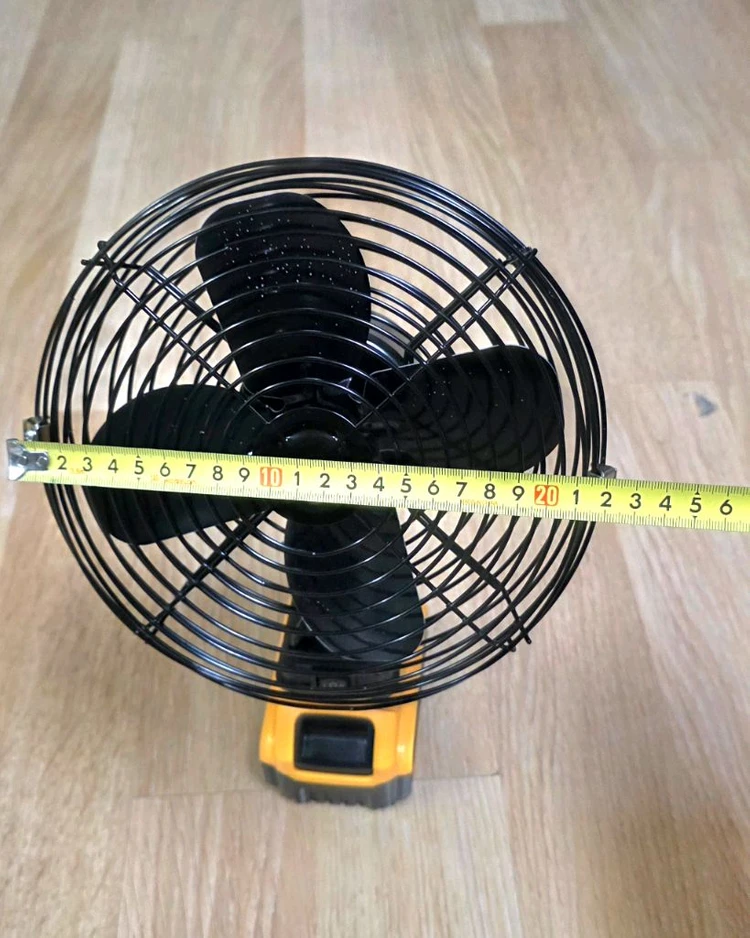 새제품/무선 20V 선풍기/현장 선풍기/디월트 배터리 사용 이미지