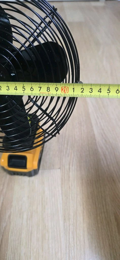 새제품/무선 20V 선풍기/현장 선풍기/디월트 배터리 사용 이미지