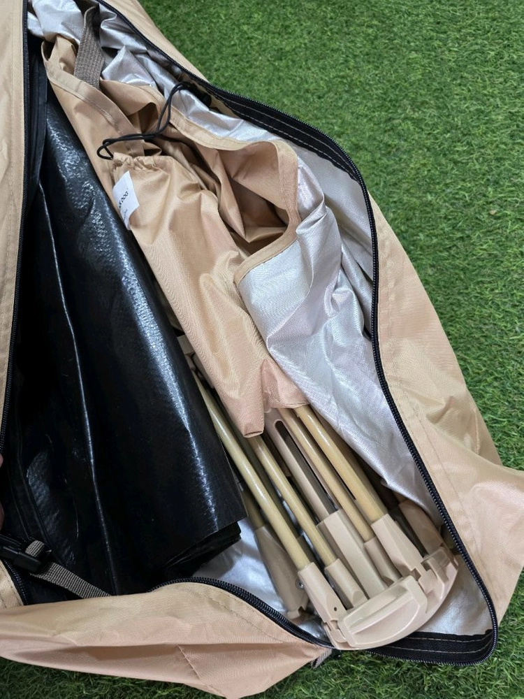 블랙독 비치 텐트 카키 라지 이미지