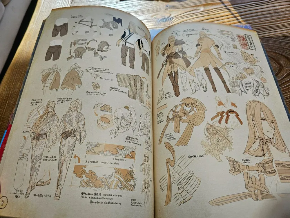 도검난무 공식 디자인북 1~3 일괄 이미지